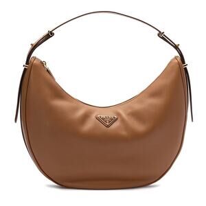 $4200 NEW PRADA CARAMEL LEATHER LARGE HOBO BAG PURSE AUTHENTIC NWT!